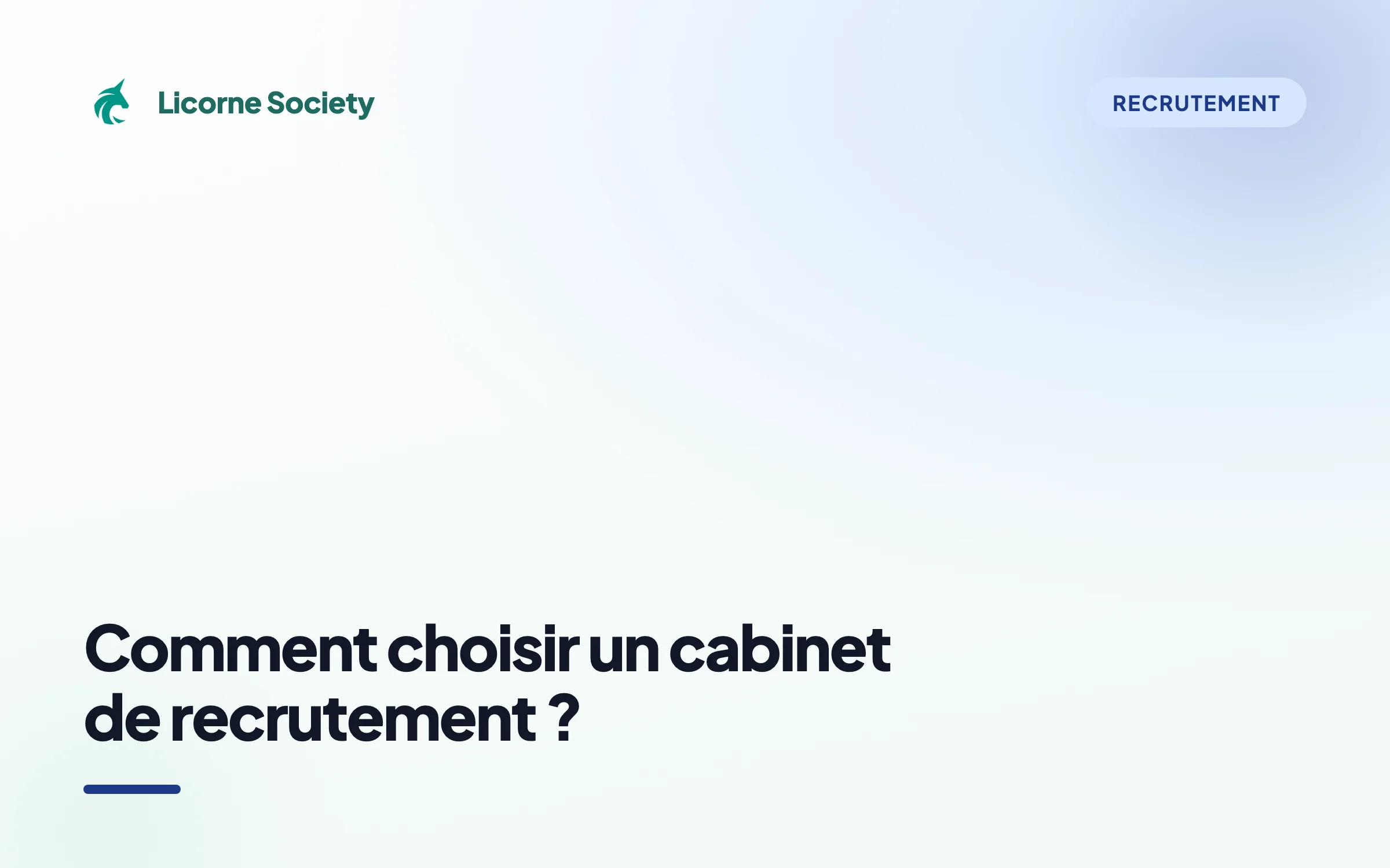 7 conseils pour choisir un cabinet de recrutement en 2026