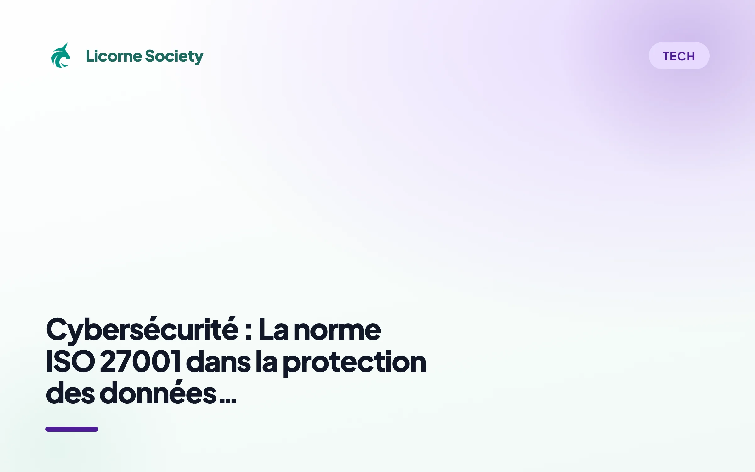 Norme cybersécurité ISO 27001 : protection des données