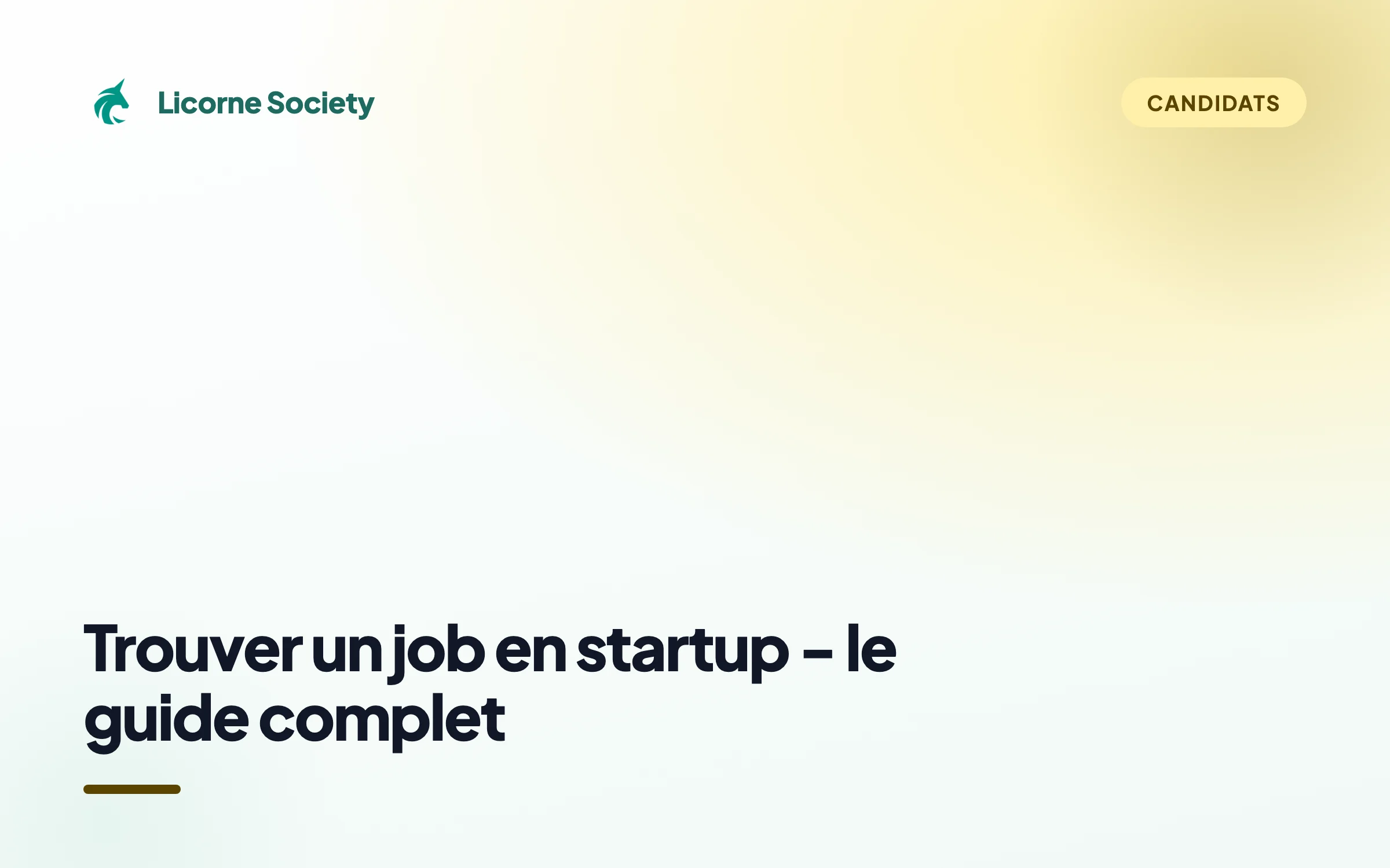 Trouver un job en startup en 2024 - le guide complet