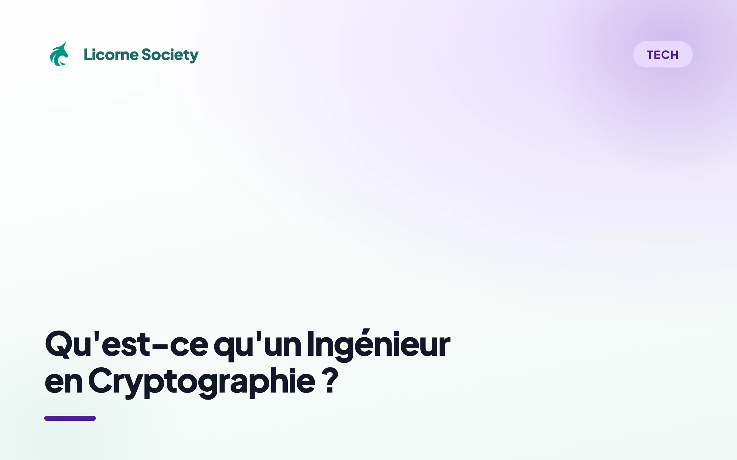 Qu'est-ce que le métier d'Ingénieur en Cryptographie ?