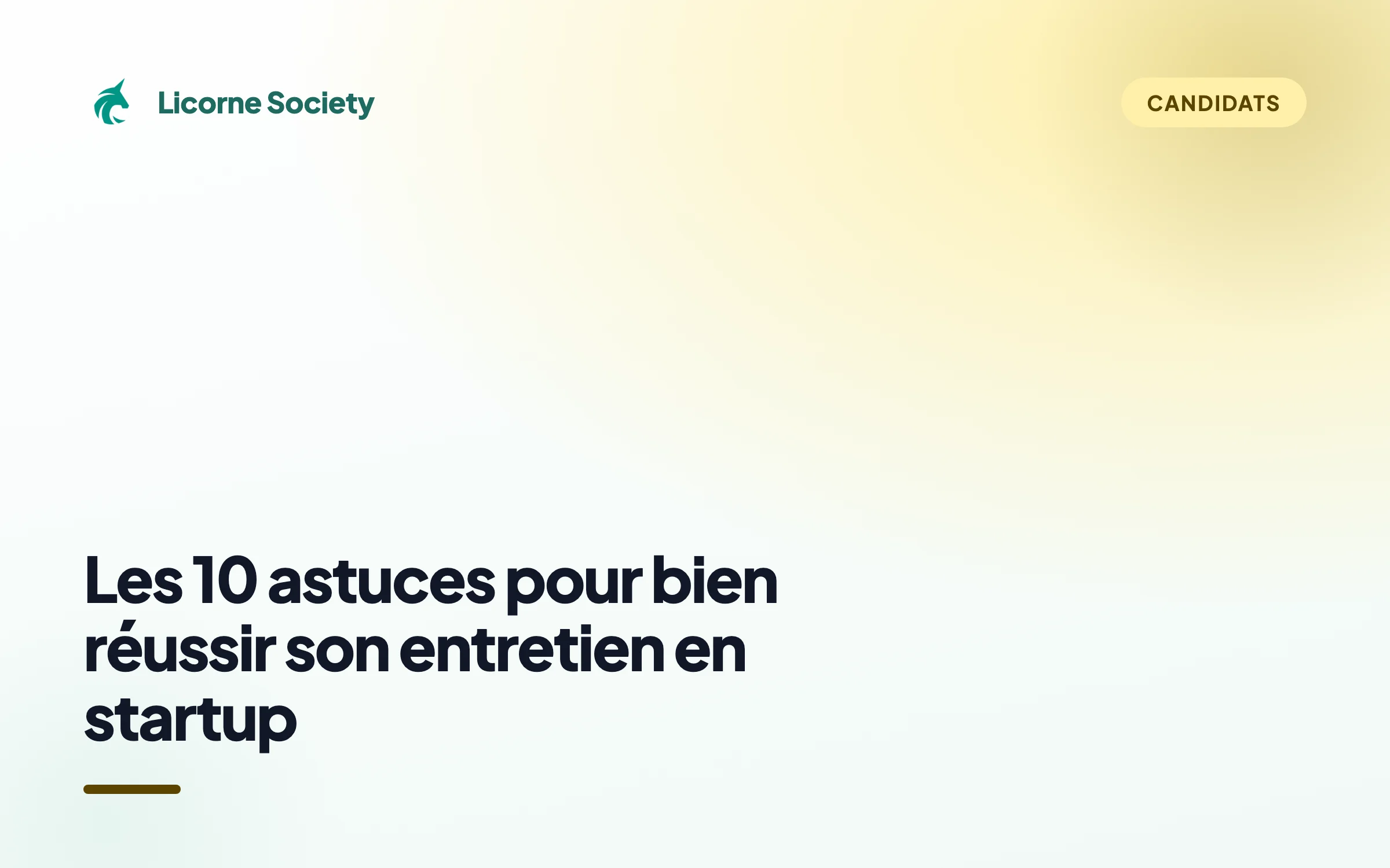 10 astuces pour bien réussir son entretien en startup