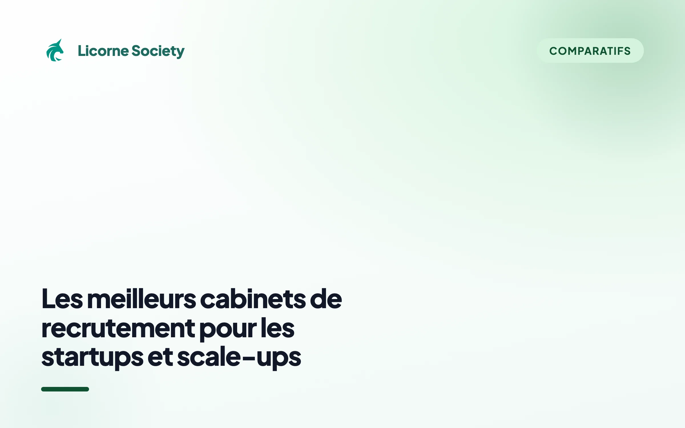 Liste des cabinets de recrutements pour les startups