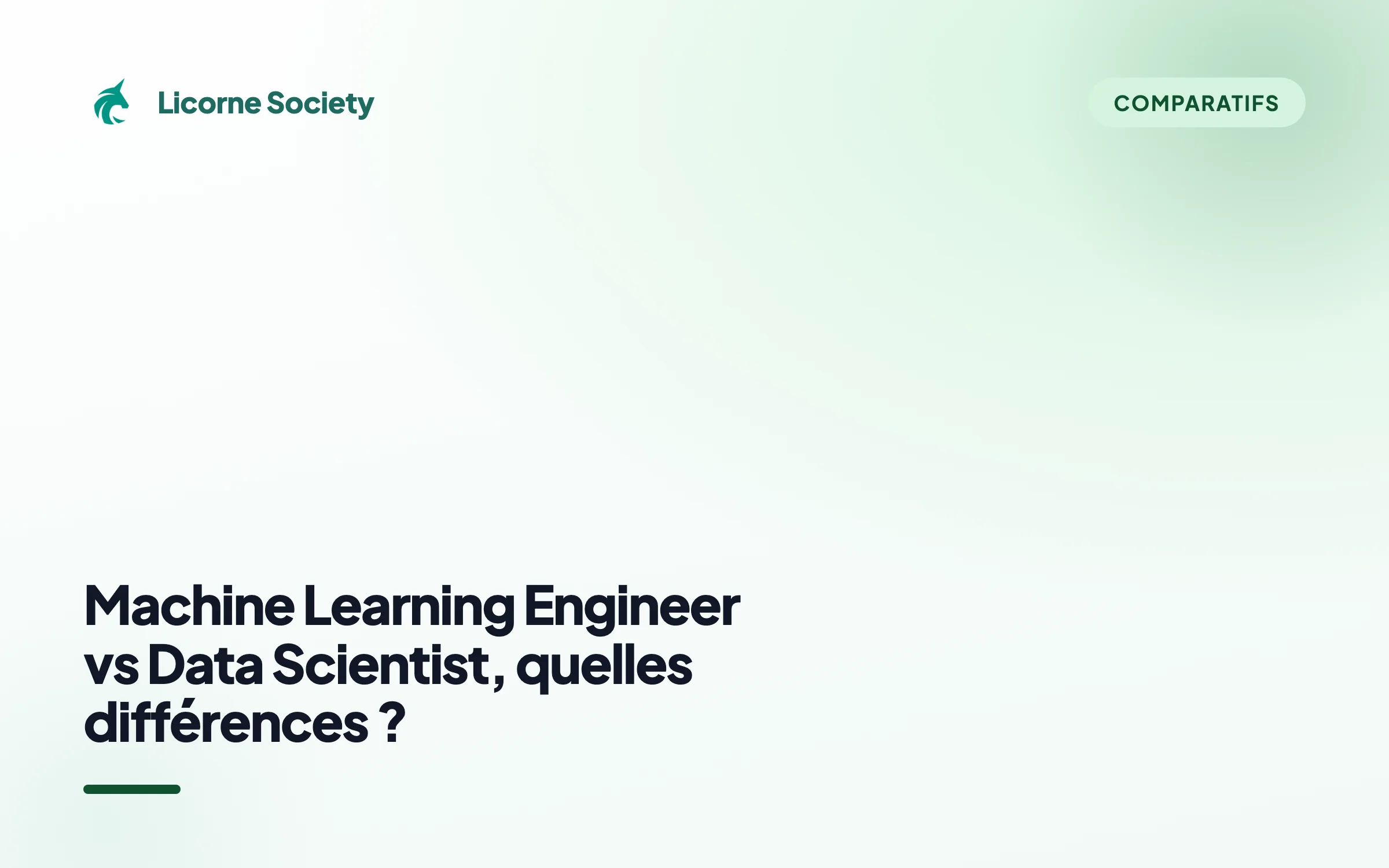 Machine Learning Engineer vs Data Scientist : différences