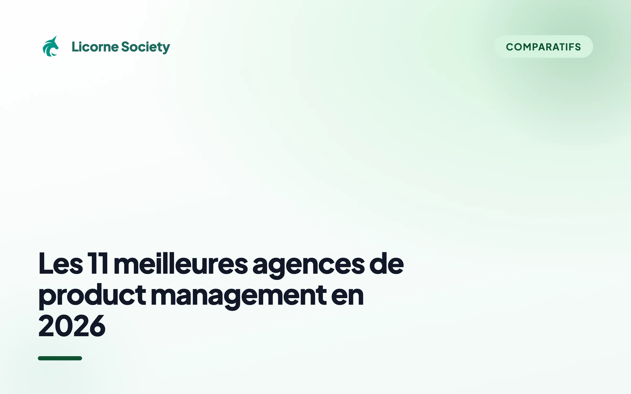 Les meilleures agences de product management en 2026