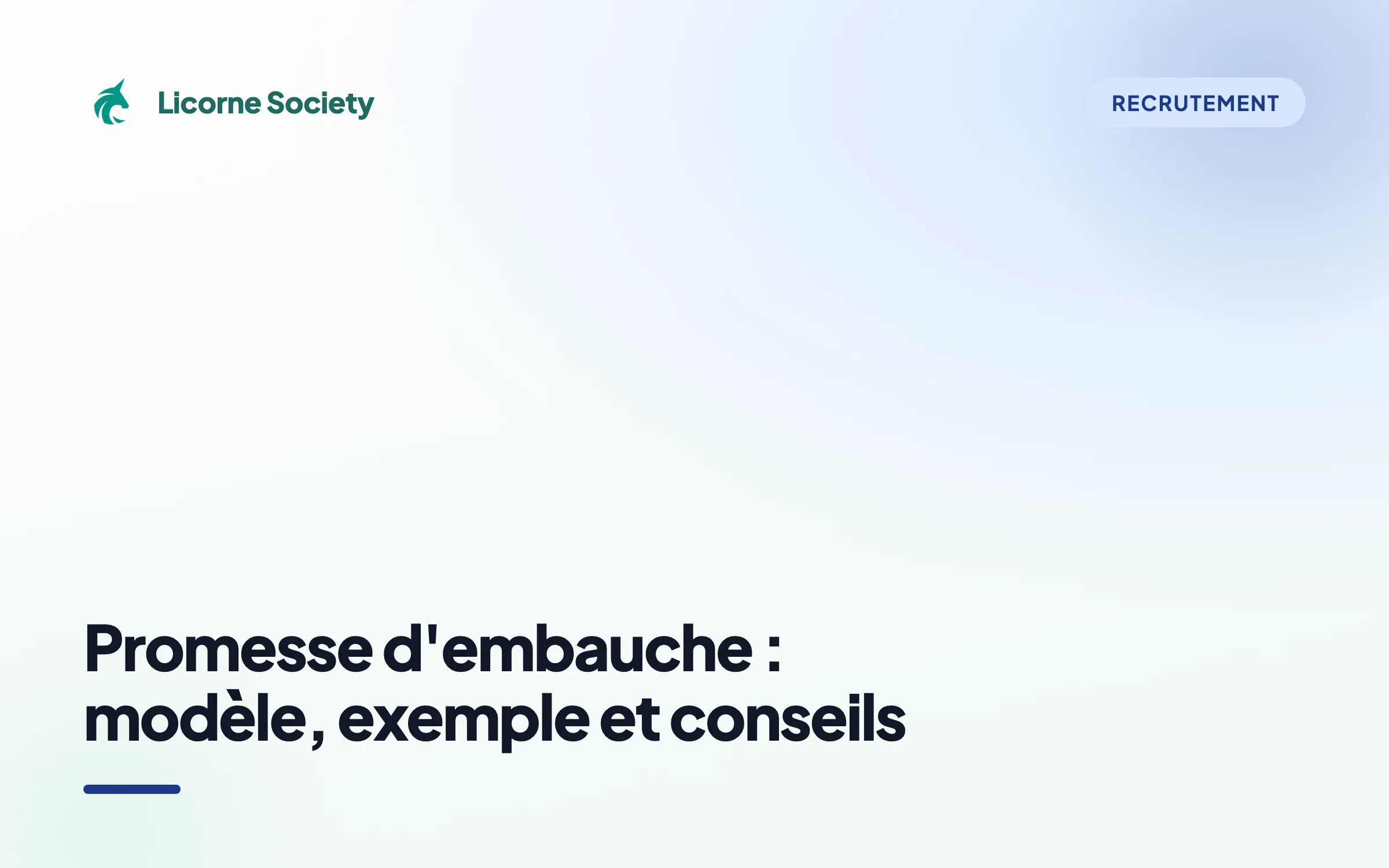 Promesse d'embauche : modèle, exemple de mail et conseils