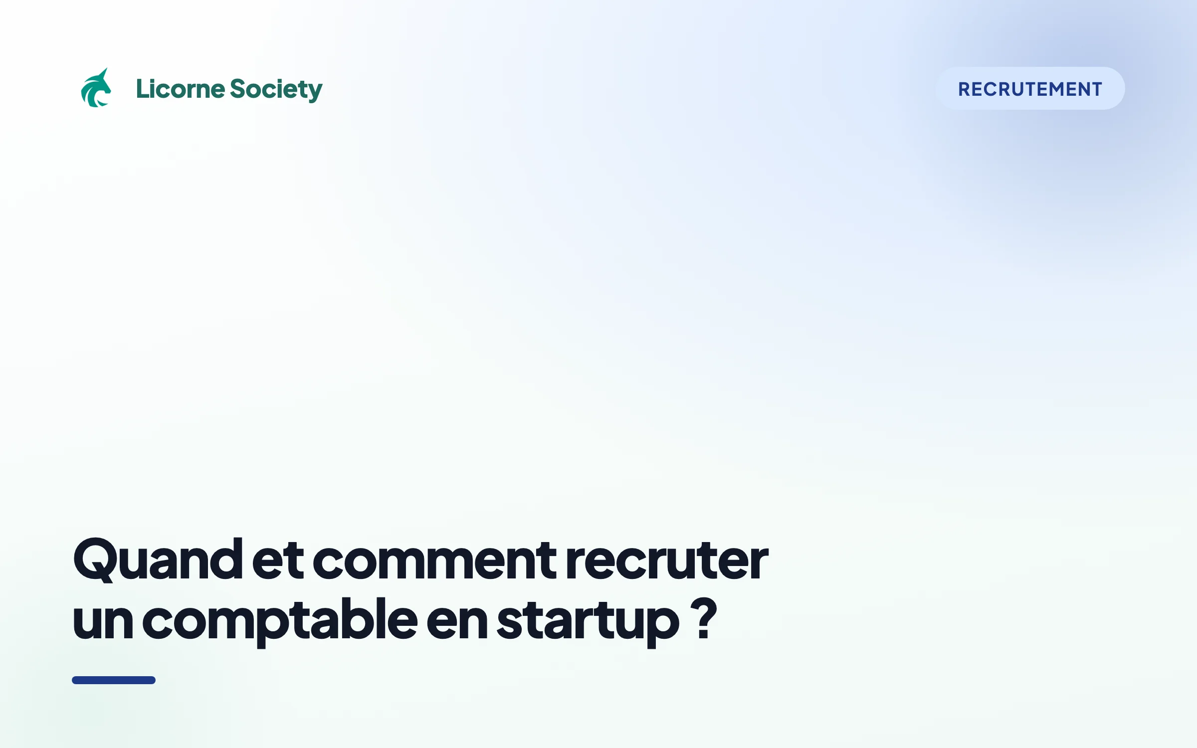 Startup : Quand et comment recruter un comptable ?