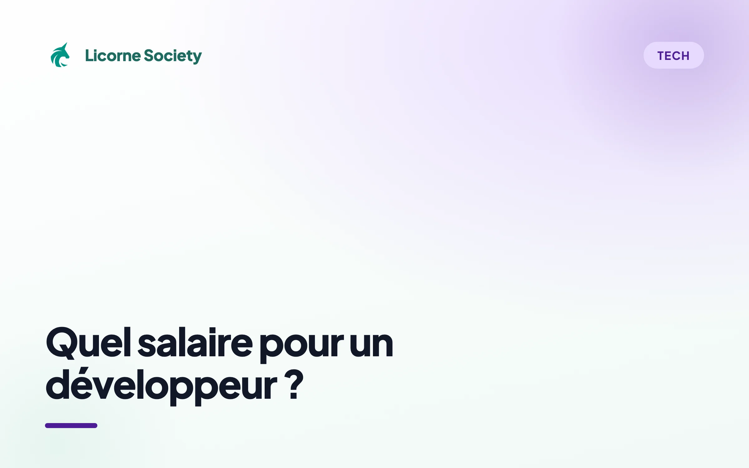 Salaire développeur en 2026 : junior, senior, full stack, web