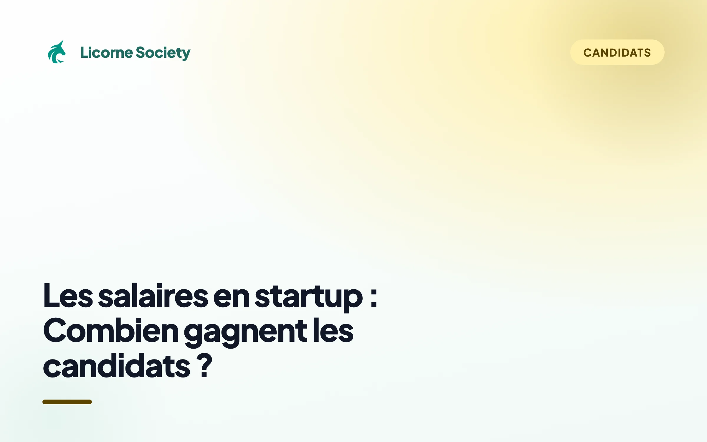 Les salaires en startup : Combien gagnent les candidats en 2026
