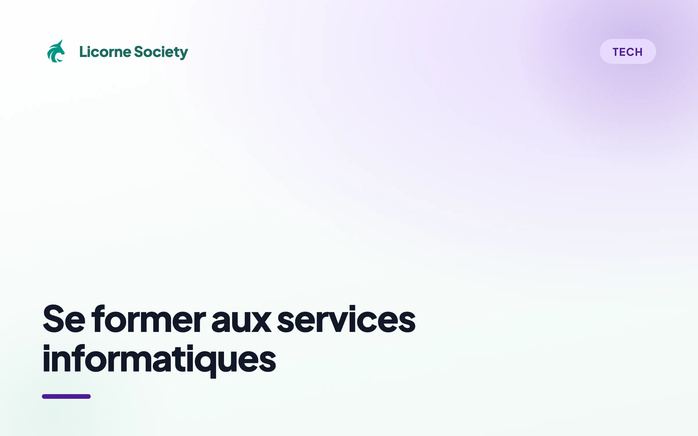 Se former aux services informatiques en 2026
