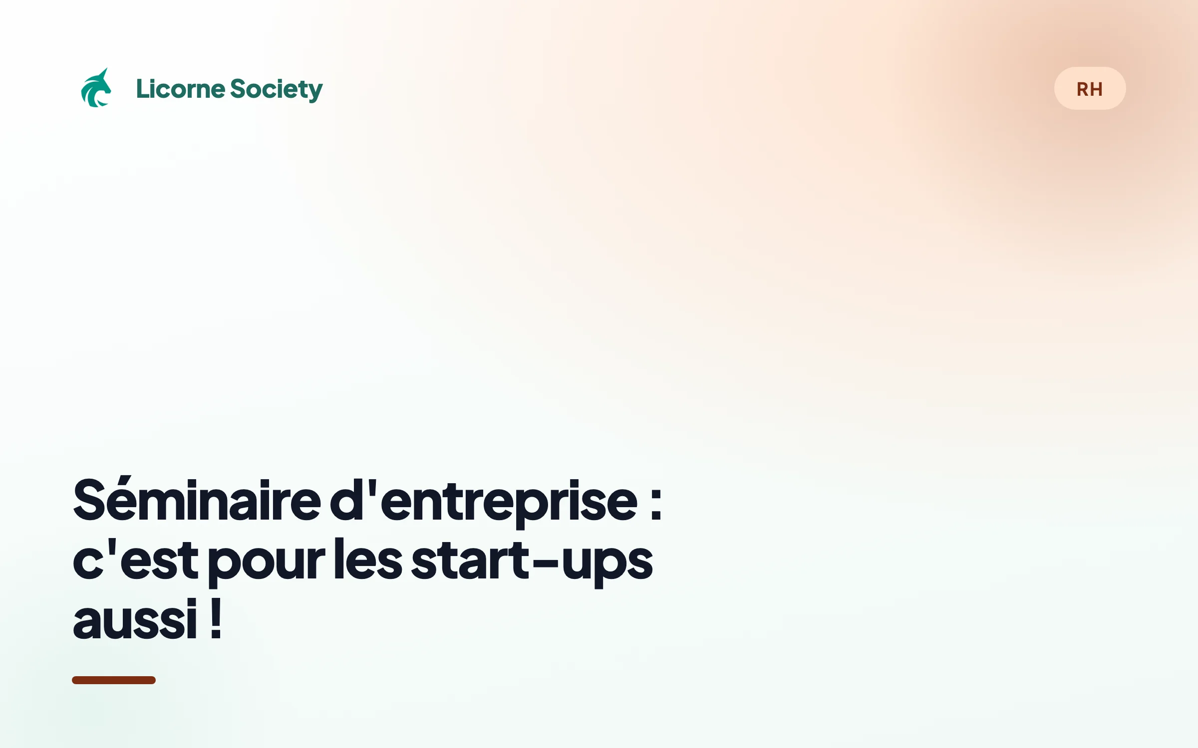 Comment organiser un séminaire en startup ?