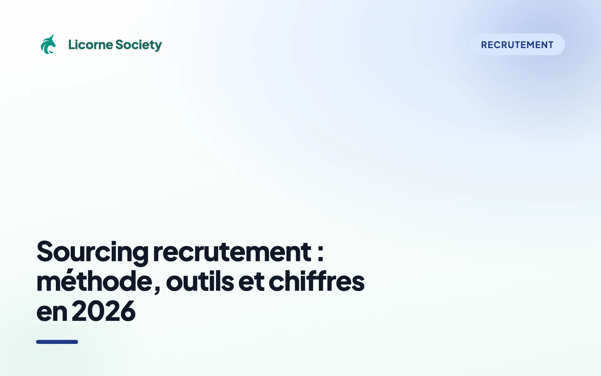 Sourcing recrutement : méthode, outils et chiffres en 2026