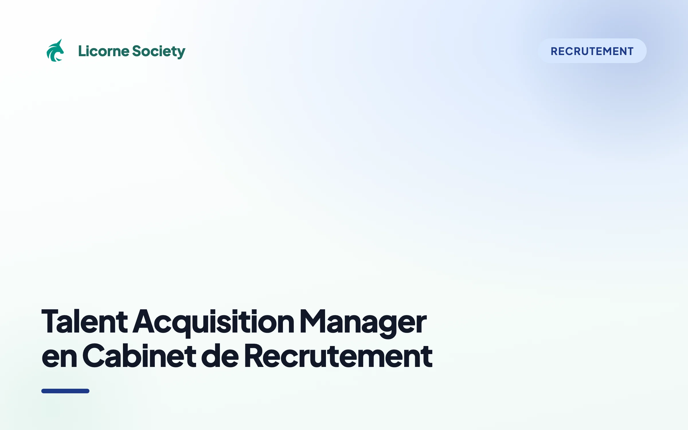 Talent Acquisition Manager en cabinet de recrutement : avis