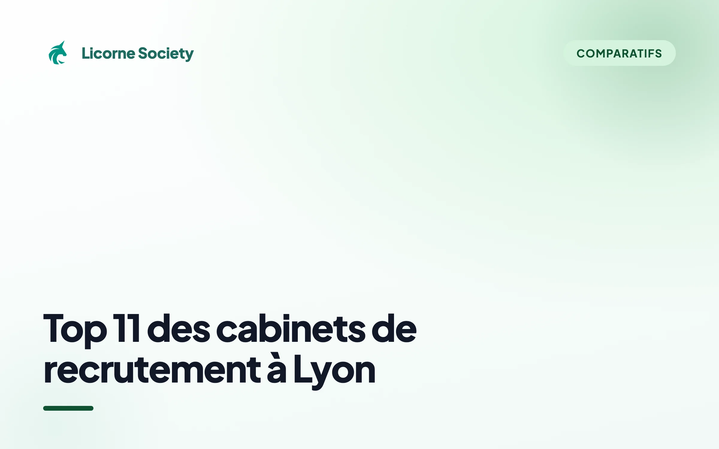 Top 11 des cabinets de recrutement à Lyon en 2026