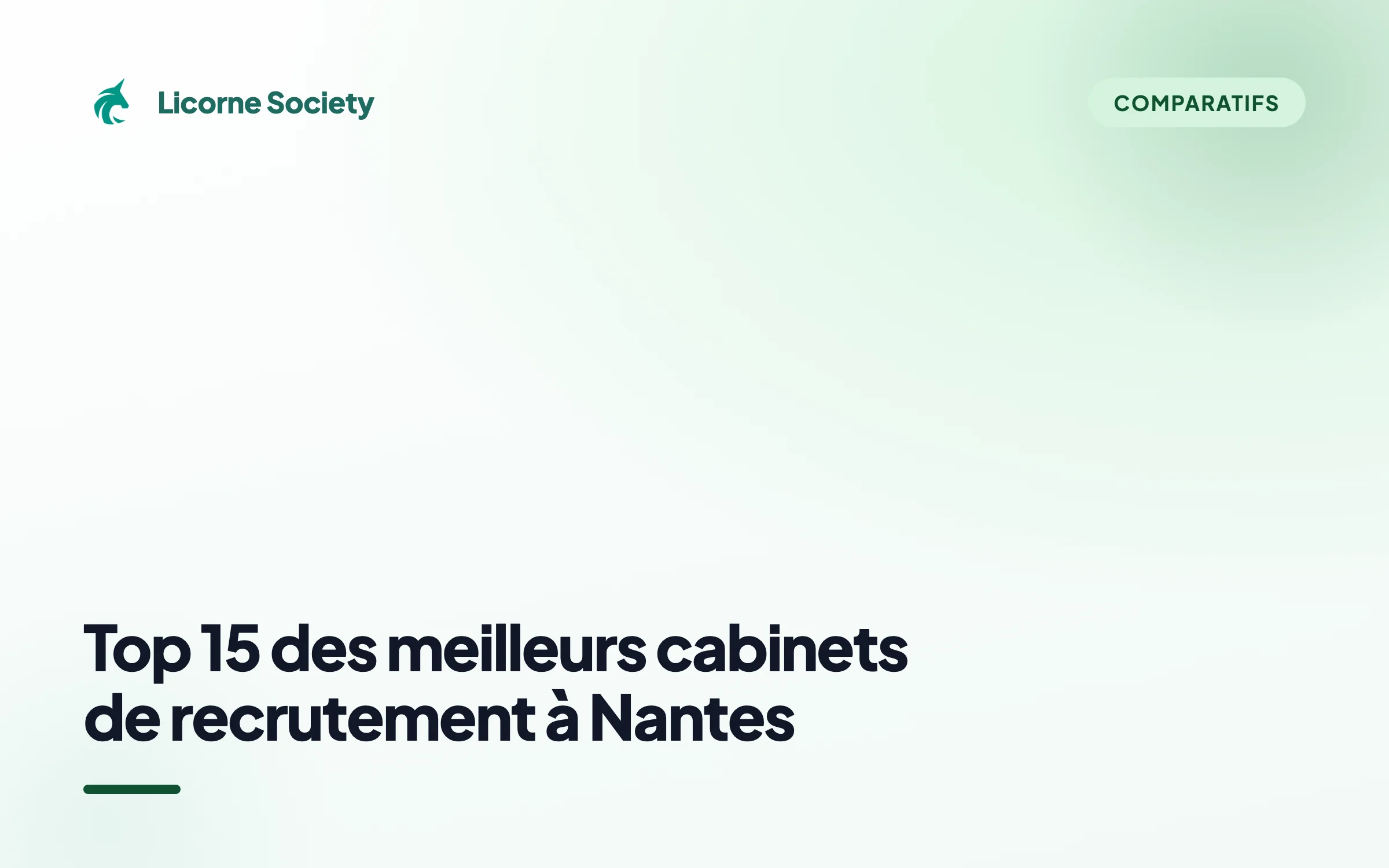 Top 15 des cabinets de recrutement à Nantes en 2026