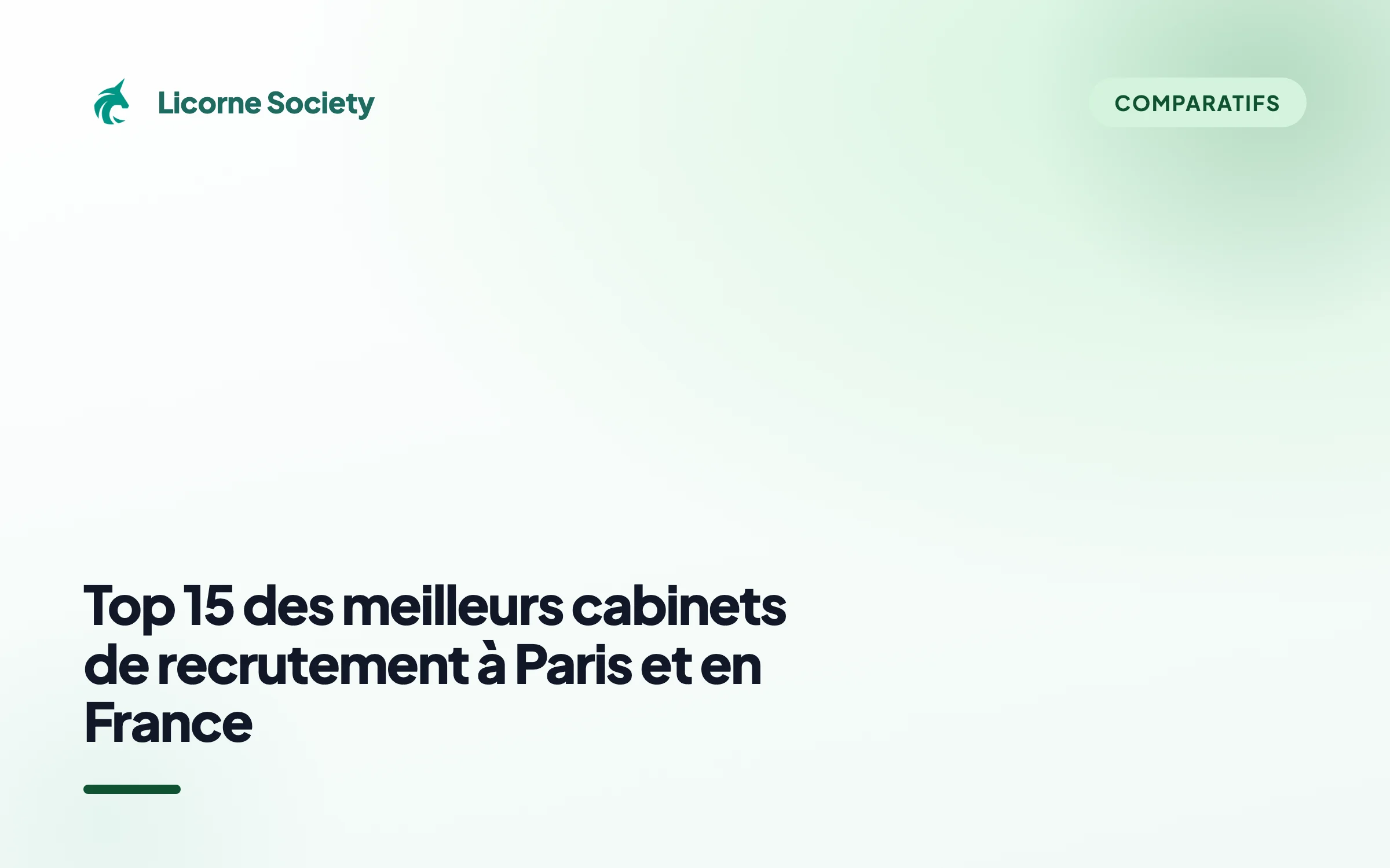 Top 15 des cabinets de recrutement à Paris (Classement 2026)
