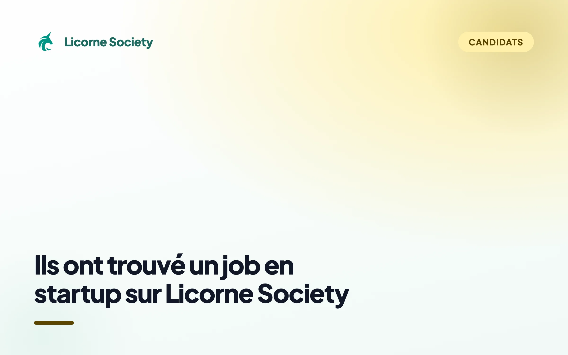Ils ont trouvé un job en startup sur Licorne Society en 2023