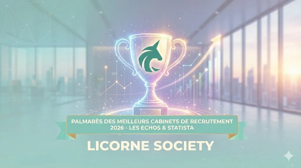 Licorne Society meilleur cabinet de recrutement 2026 (Les Echos)