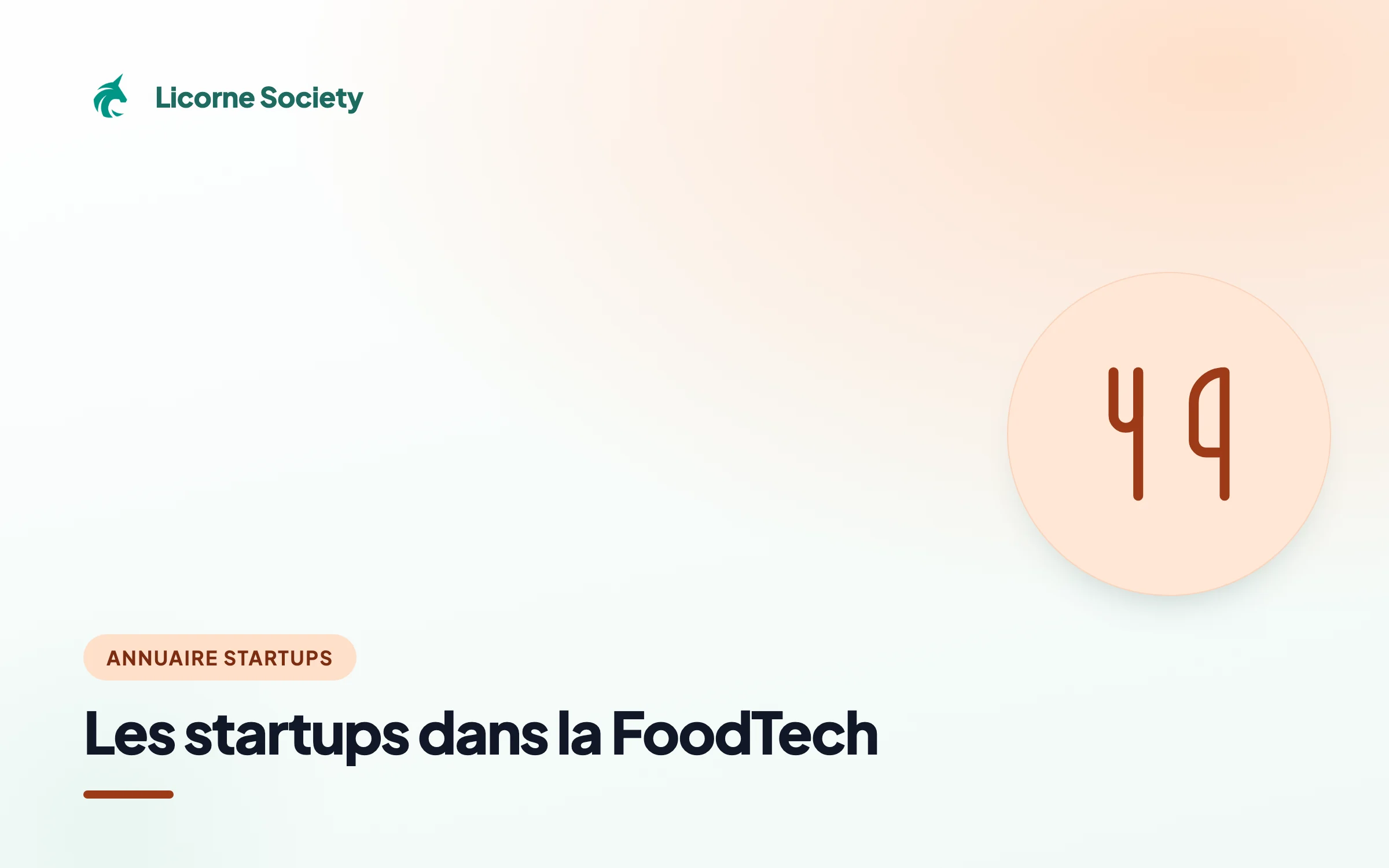 Les startups dans la FoodTech