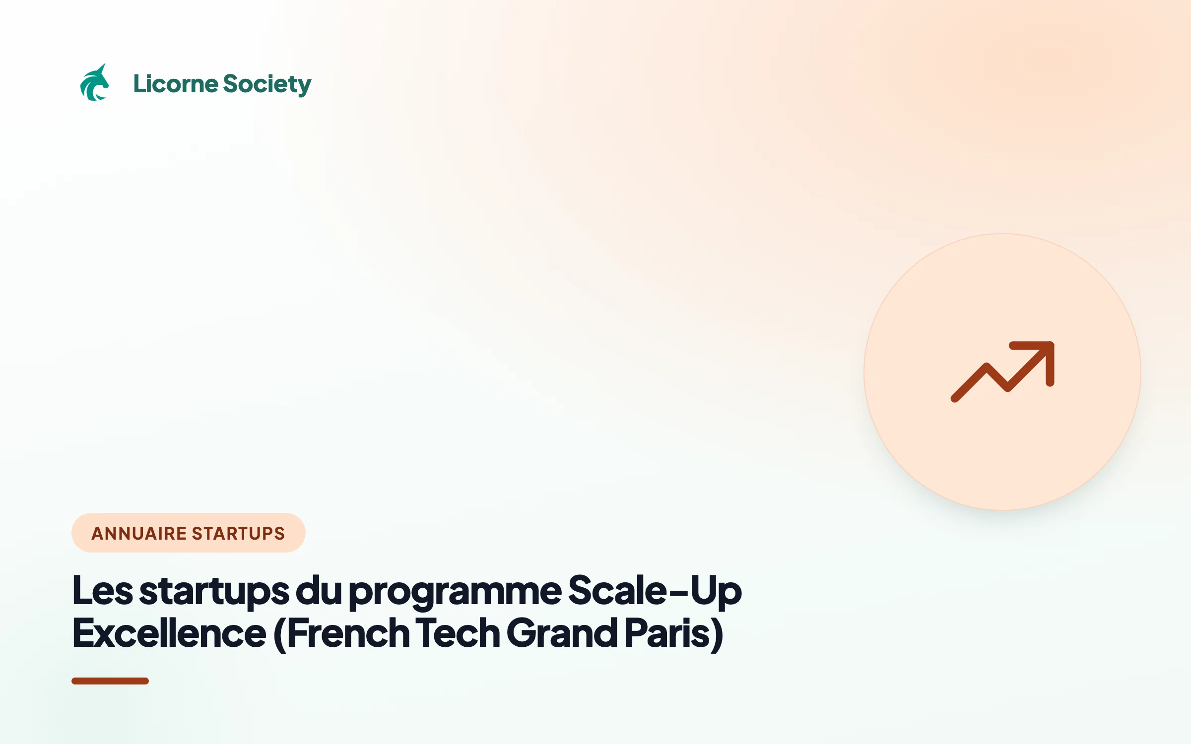 Les startups du programme Scale-Up Excellence (French Tech Grand Paris)