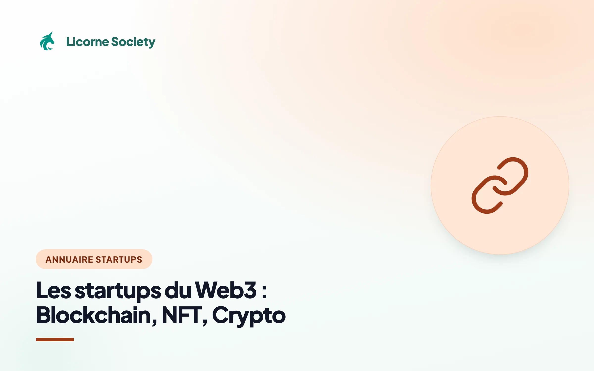Les startups du Web3 : Blockchain, NFT, Crypto