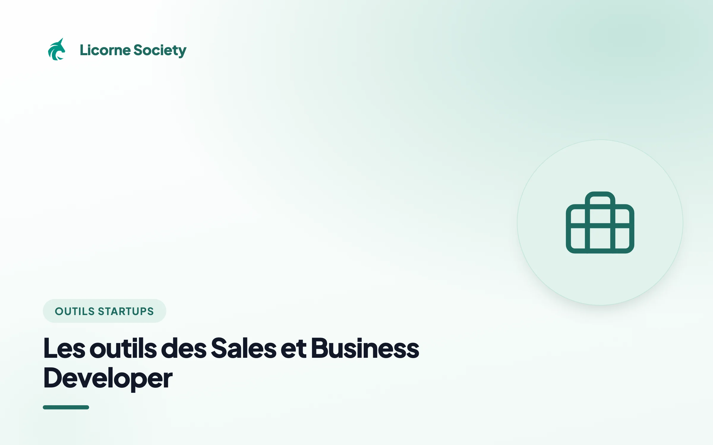 Toolbox : Les outils des Sales et Business Developer